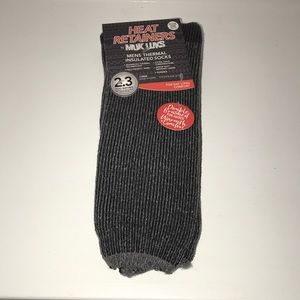 Heat retainers muk Luks socks 10-13 NWT